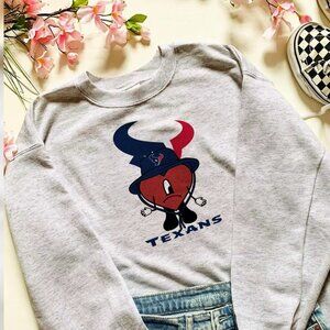 Bunny Texans NFL Houston Texans Football Team Sweatshirt